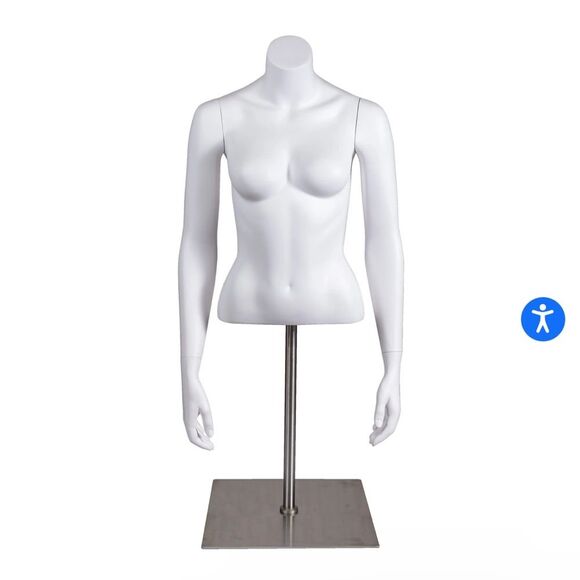 - Female Torso Form - Headless - Base Included mannequin - Picture 2 of 5